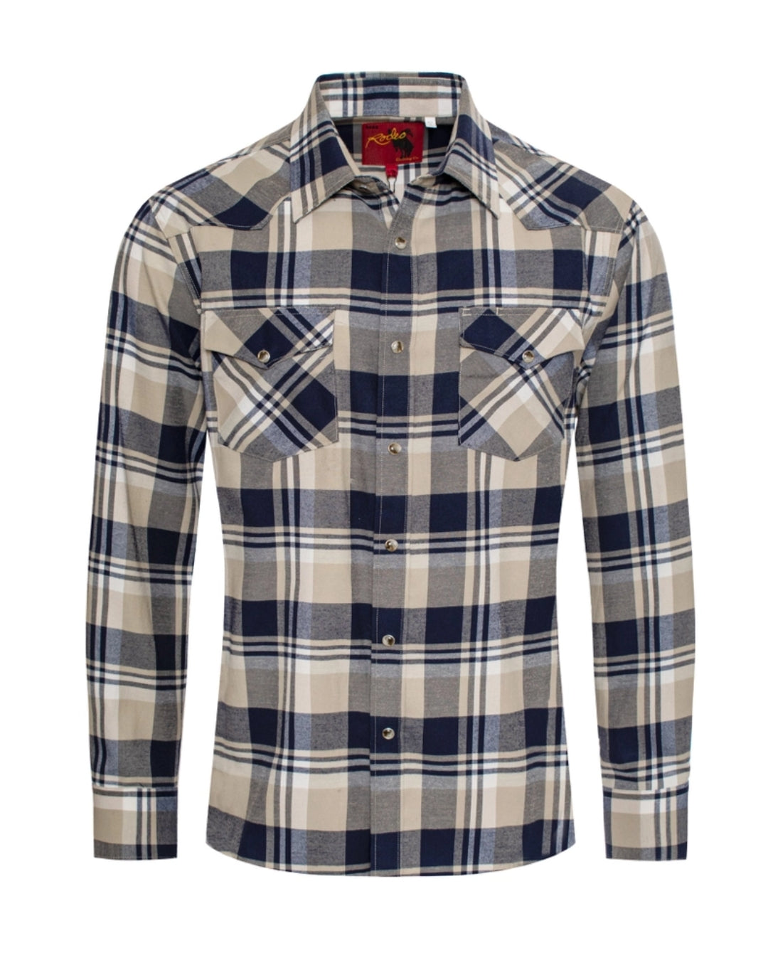 Blue Check Western Shirt