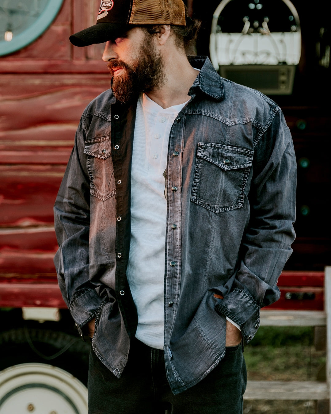 Longhorn Western Shirt by Stars & Stripes