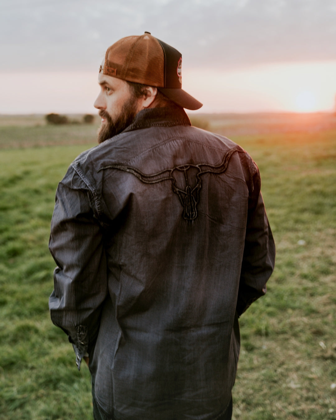 Longhorn Western Shirt by Stars & Stripes