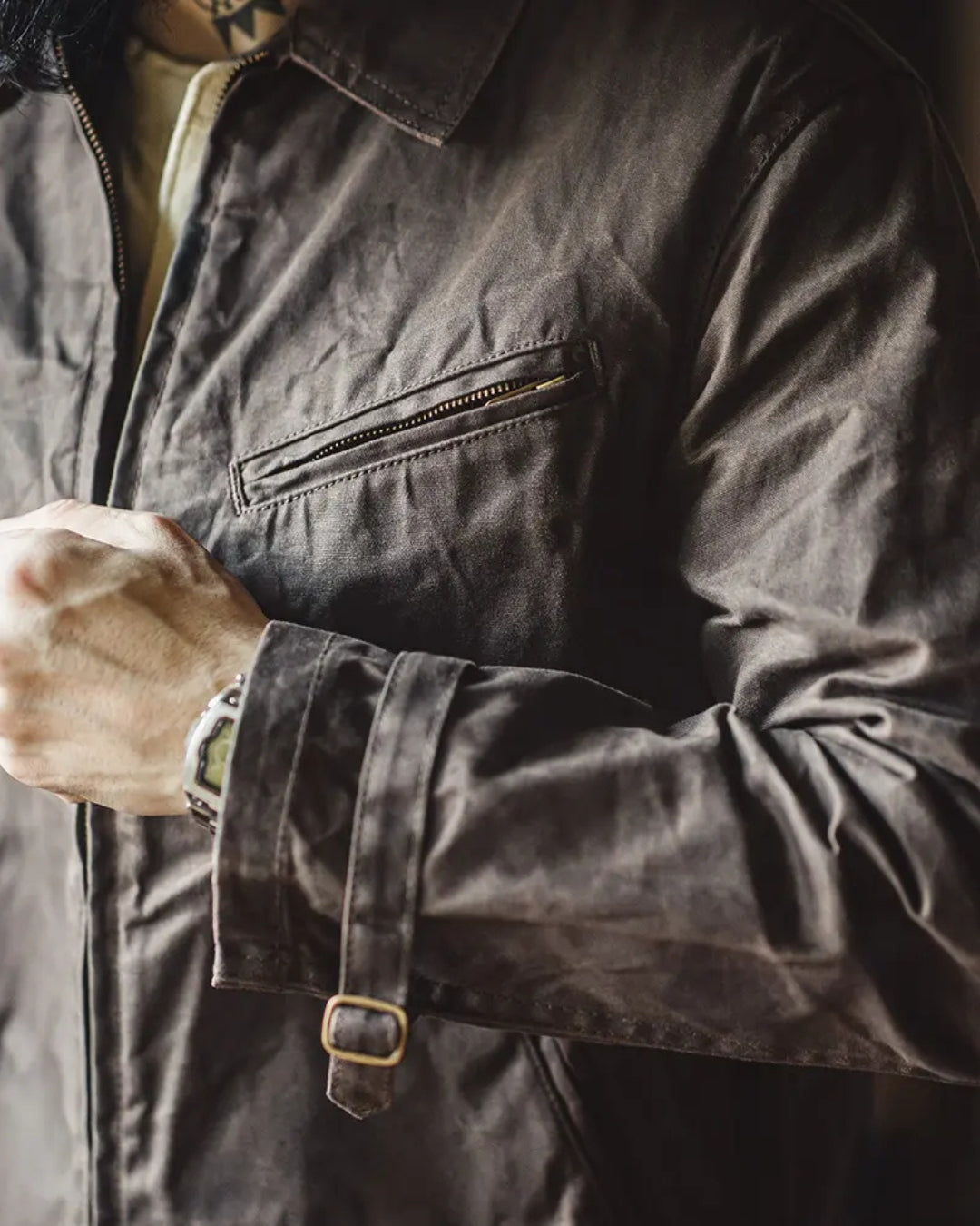 Outlaw Cotton Canvas Waxed Jacket