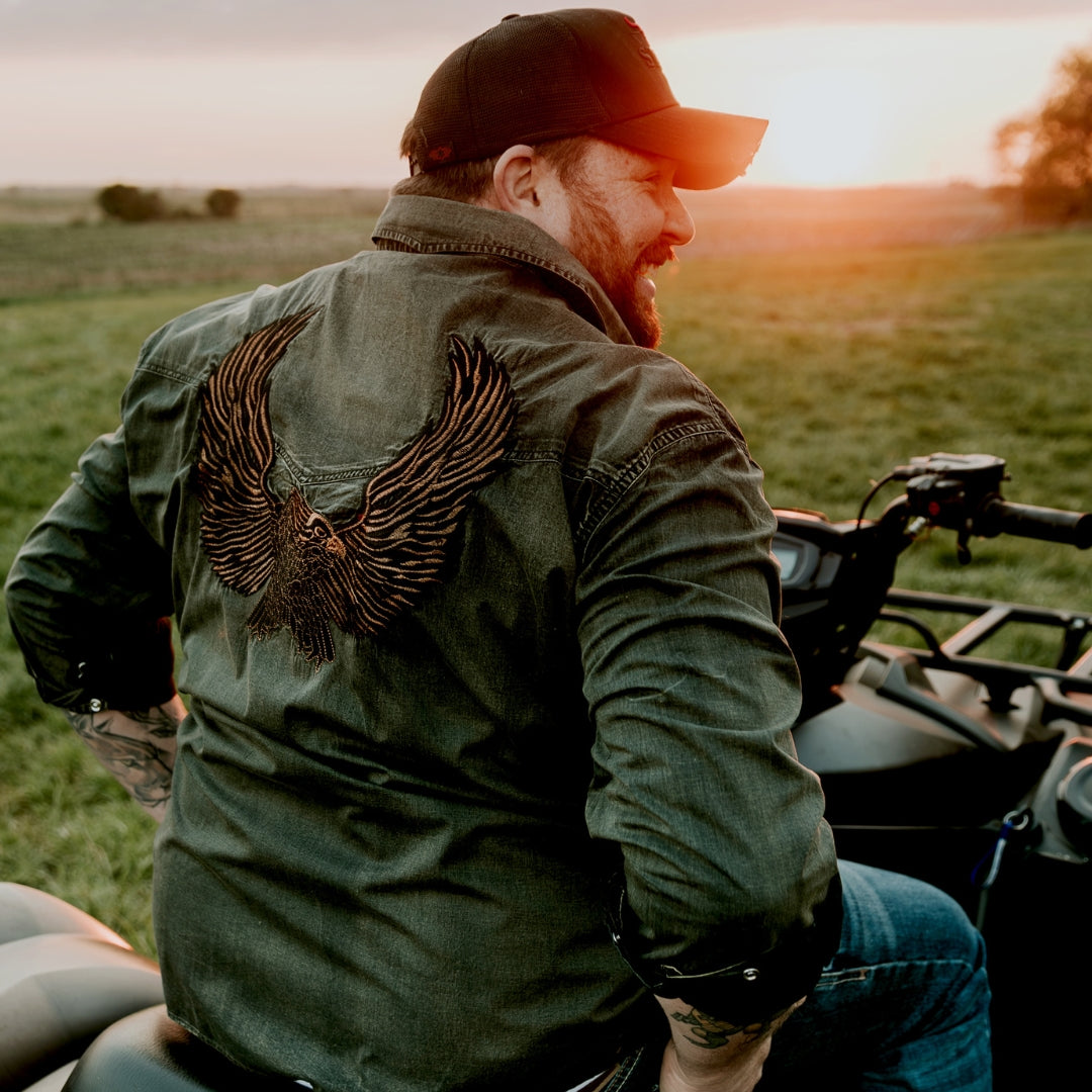 Men's Eagle Western Shirt