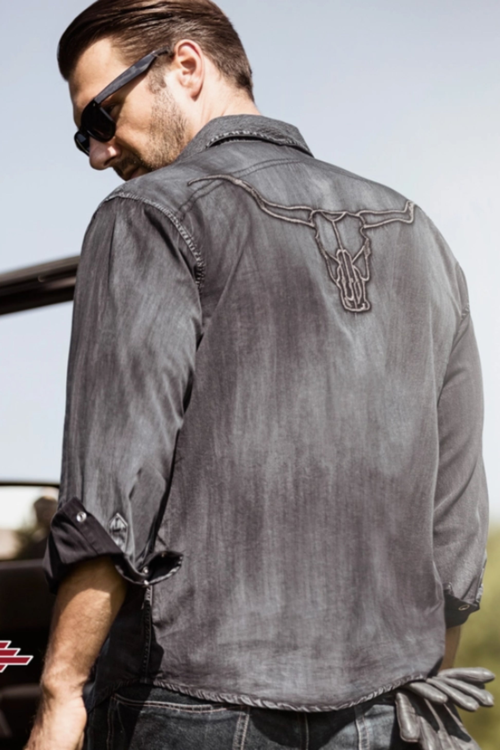 Longhorn Western Shirt by Stars & Stripes