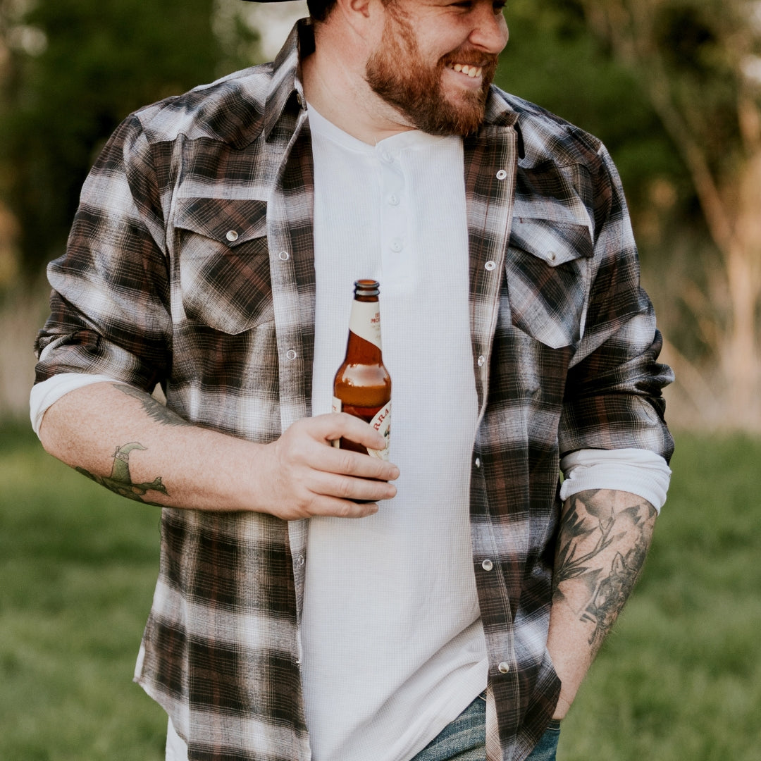 Charcoal Ombre Check Shirt