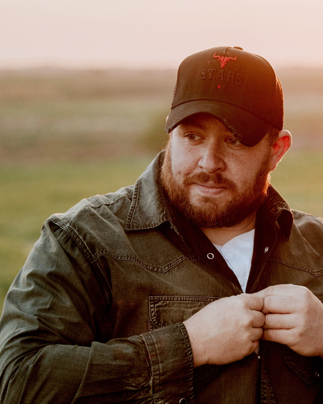 Stars Black Trucker Cap by Stars & Stripes