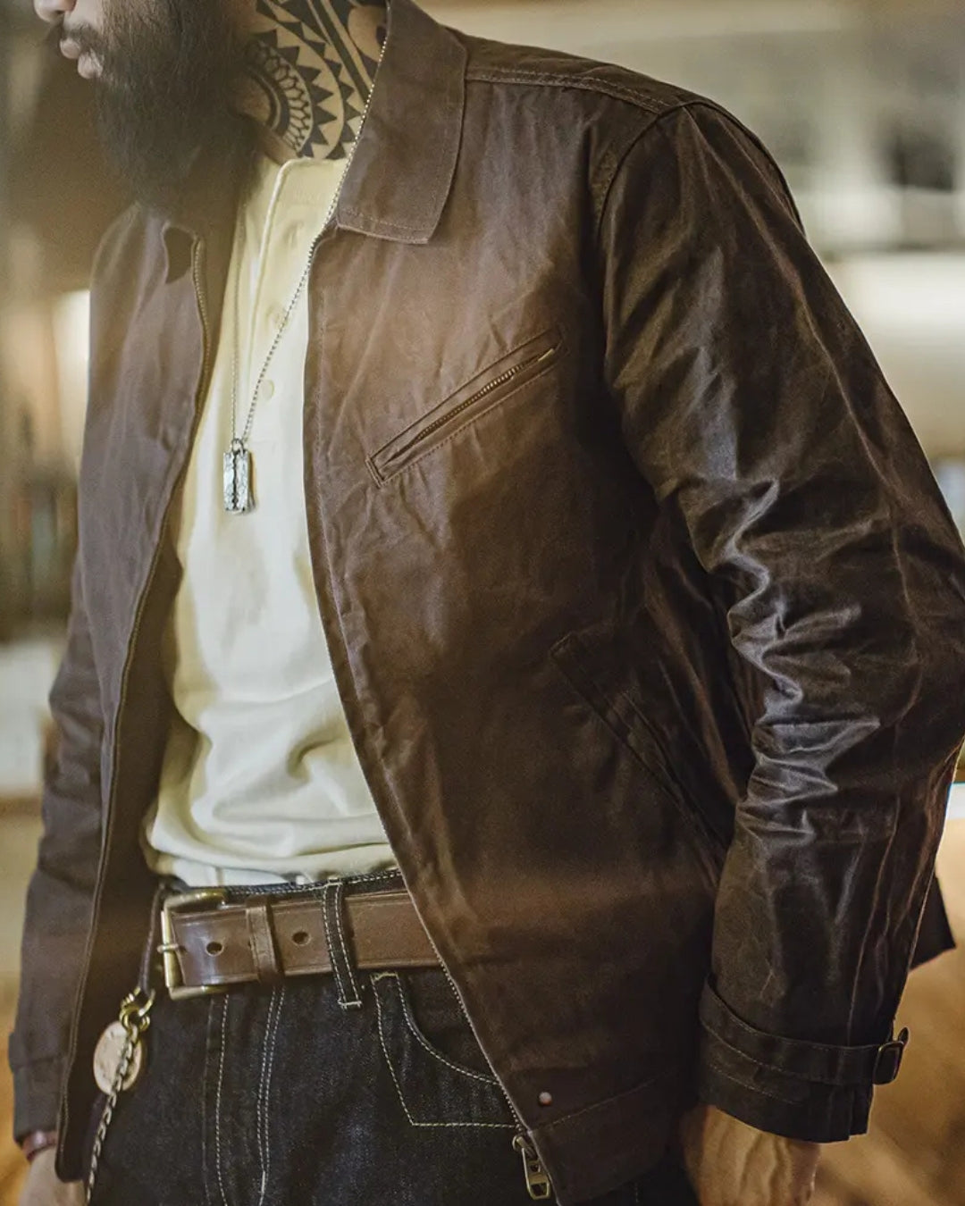 Outlaw Cotton Canvas Waxed Jacket