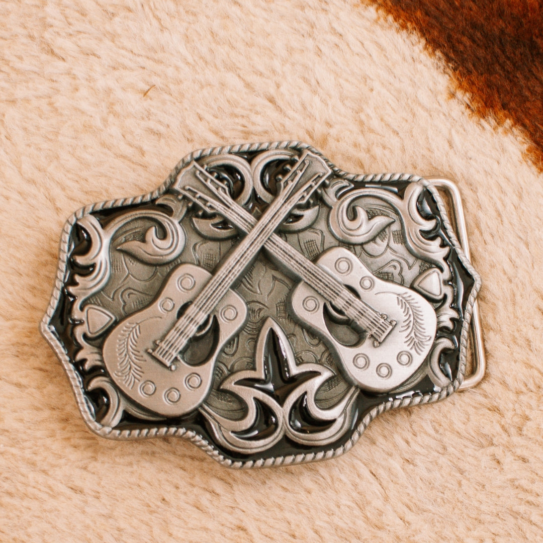 Country Music Western Belt Buckle by Stars & Stripes