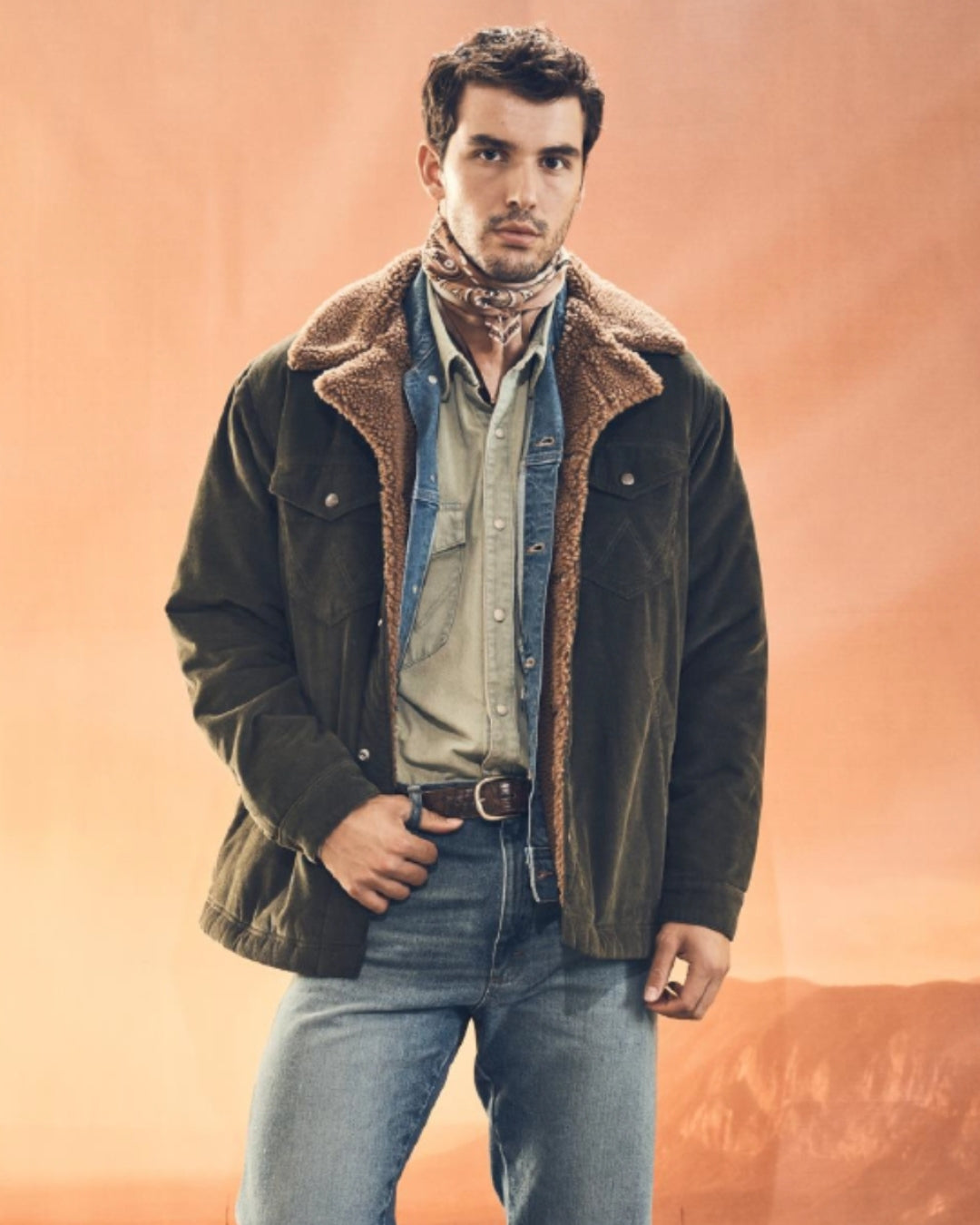 Men's Charcoal Ombre Check Western Shirt – Stag & Spur