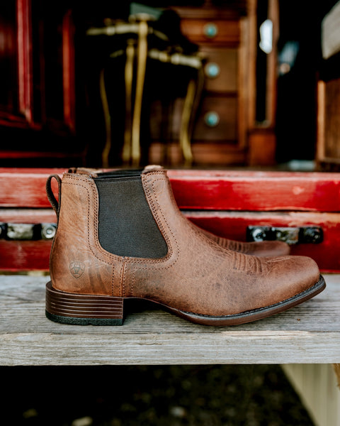 Ariat Booker Ultra Square Toe Western Boot – Stag & Spur