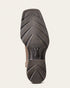 Rubber outsole of the Ariat Rambler Patriot western boot with deep tread and Ariat logo