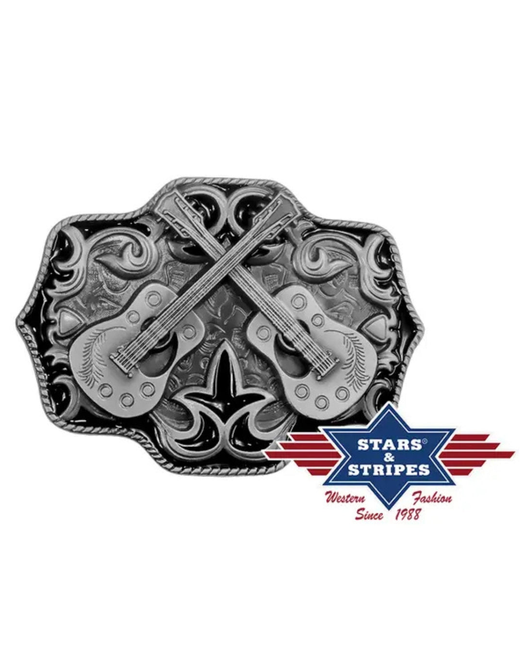Country Music Western Belt Buckle by Stars & Stripes