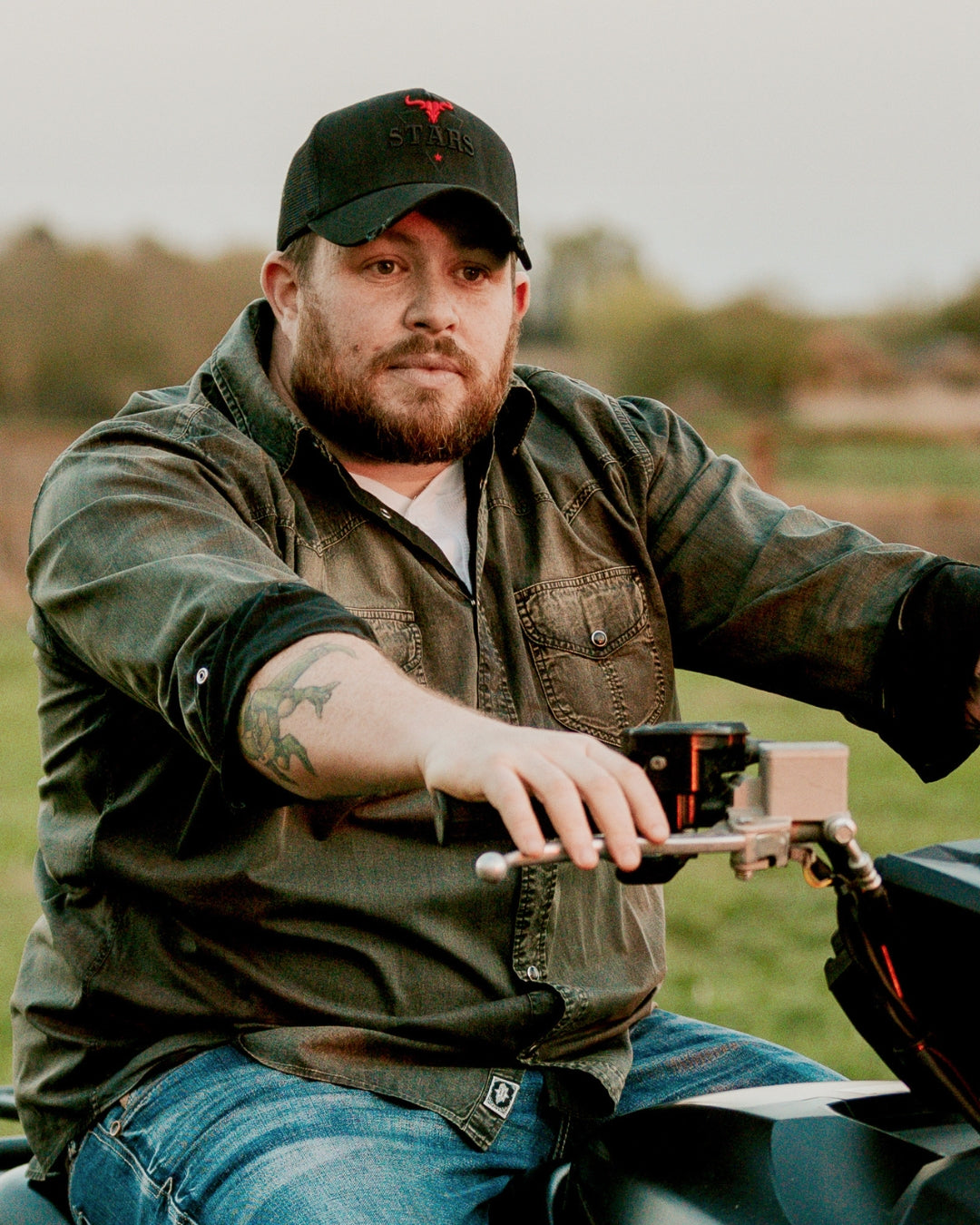 Stars Black Trucker Cap by Stars & Stripes