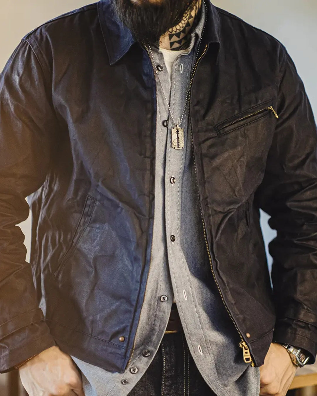 Outlaw Cotton Canvas Waxed Jacket