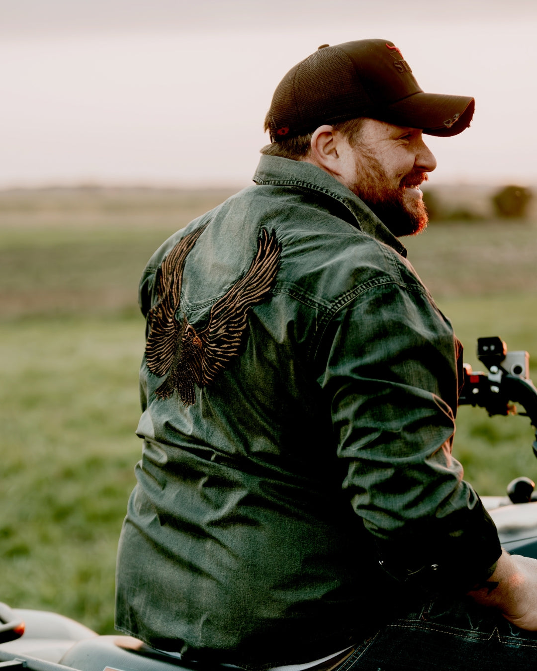 Stars Black Trucker Cap by Stars & Stripes