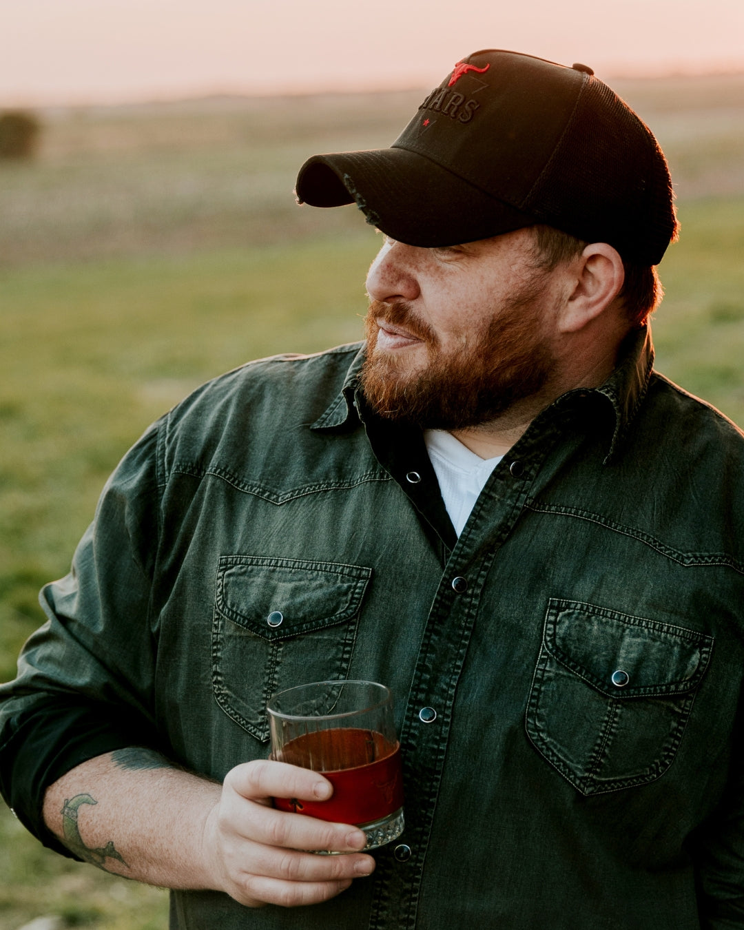 Stars Black Trucker Cap by Stars & Stripes