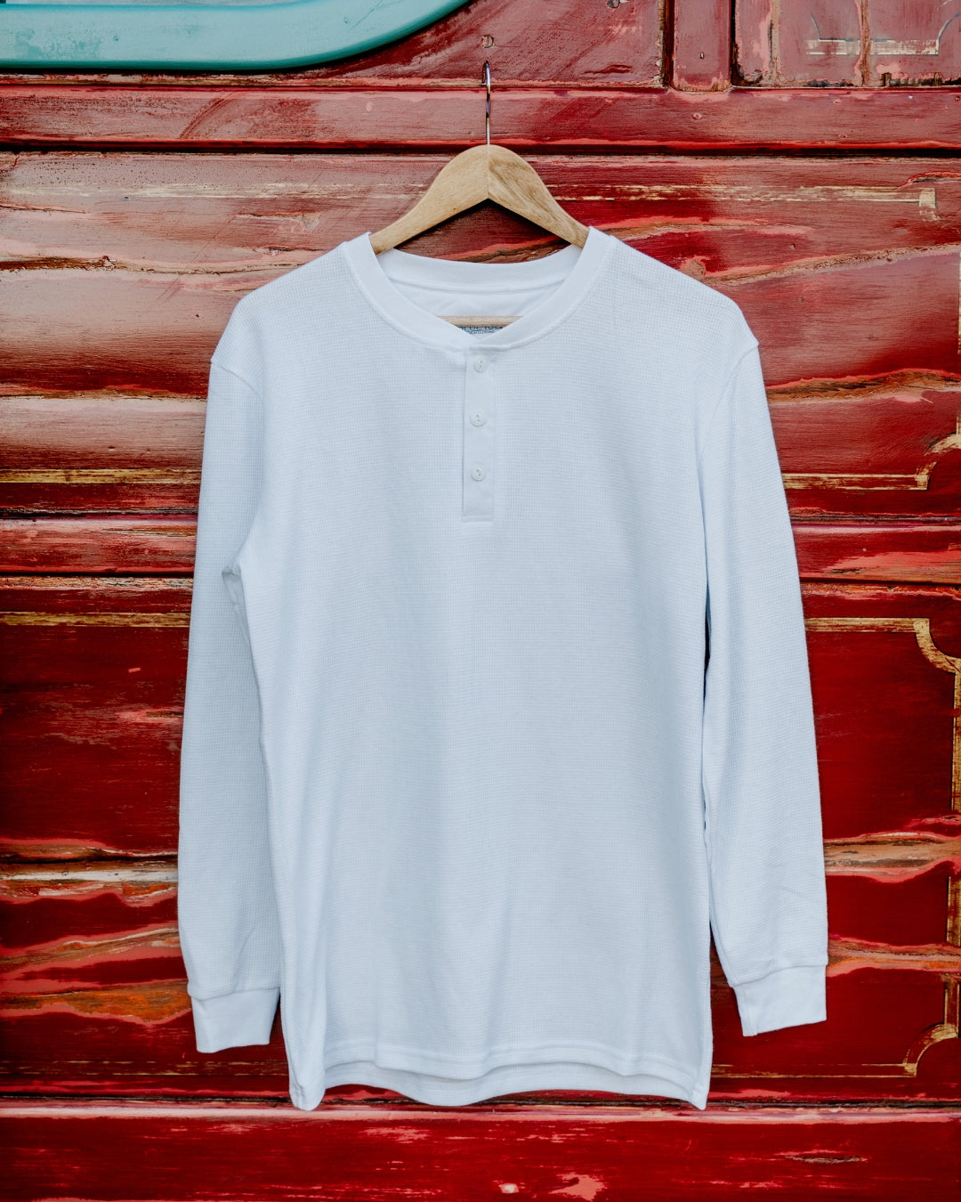Waffle Knit Henley