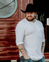 Model wearing the Houston black cowboy hat with western outfit