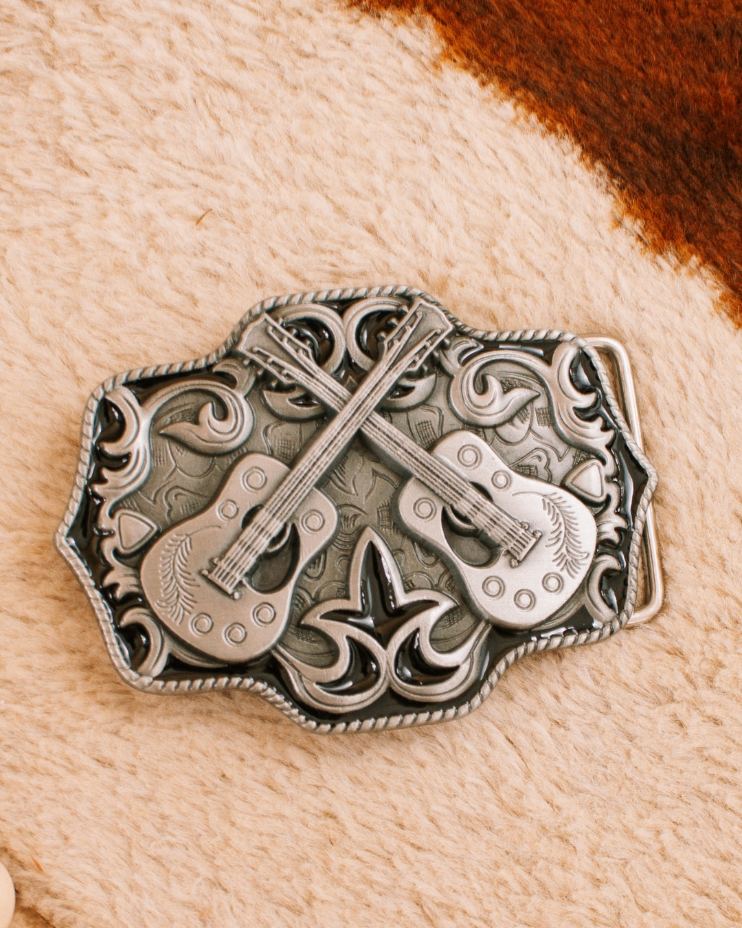 Country Music Western Belt Buckle by Stars & Stripes